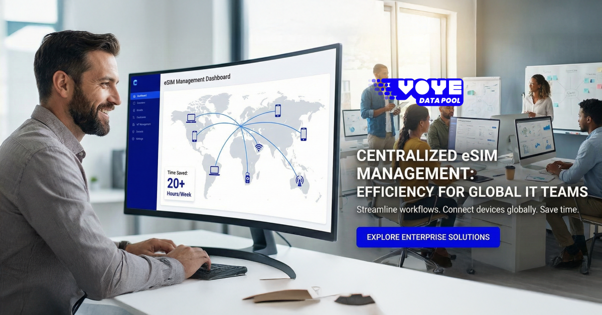 How IT Teams Can Reclaim Hours Lost in SIM Logistics with Voye Data Pool