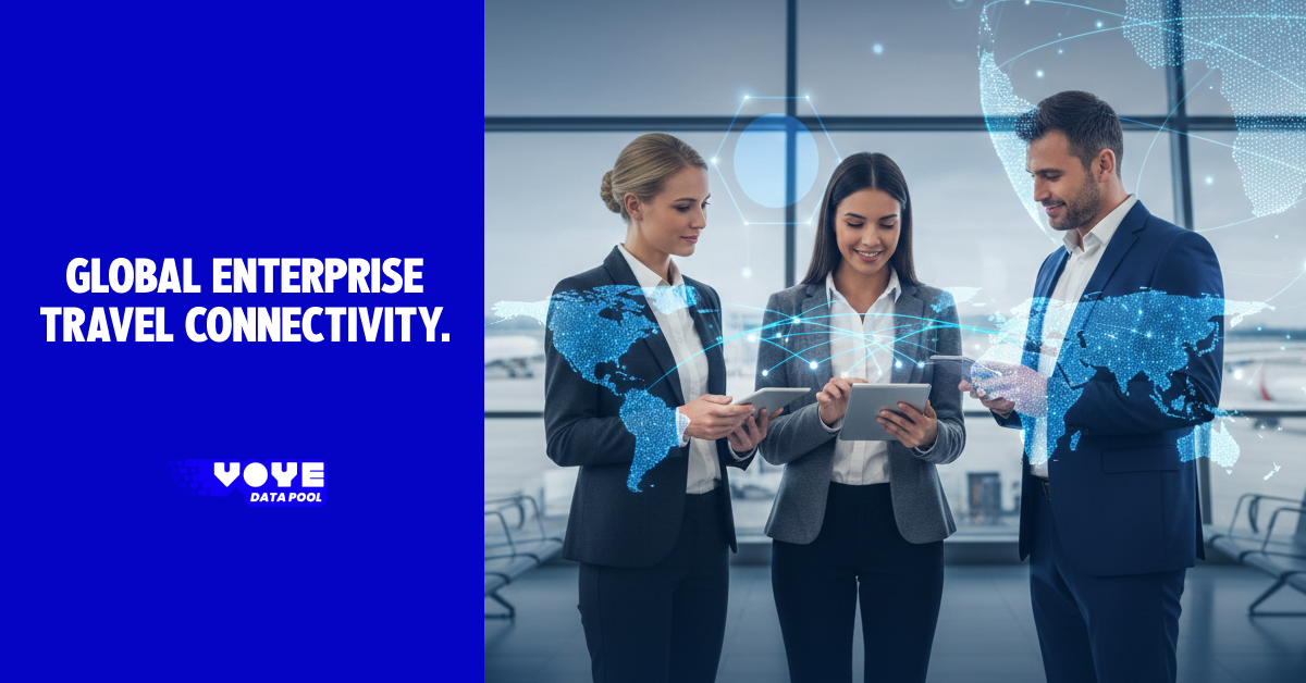 Smart Choice for Enterprises: Why Businesses Trust Voye Data Pool for Travel Connectivity