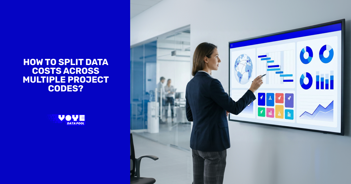 How to Split Data Costs Across Multiple Project Codes?
