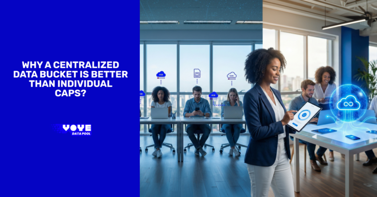 Why a Centralized Data Bucket is Better than Individual Caps?