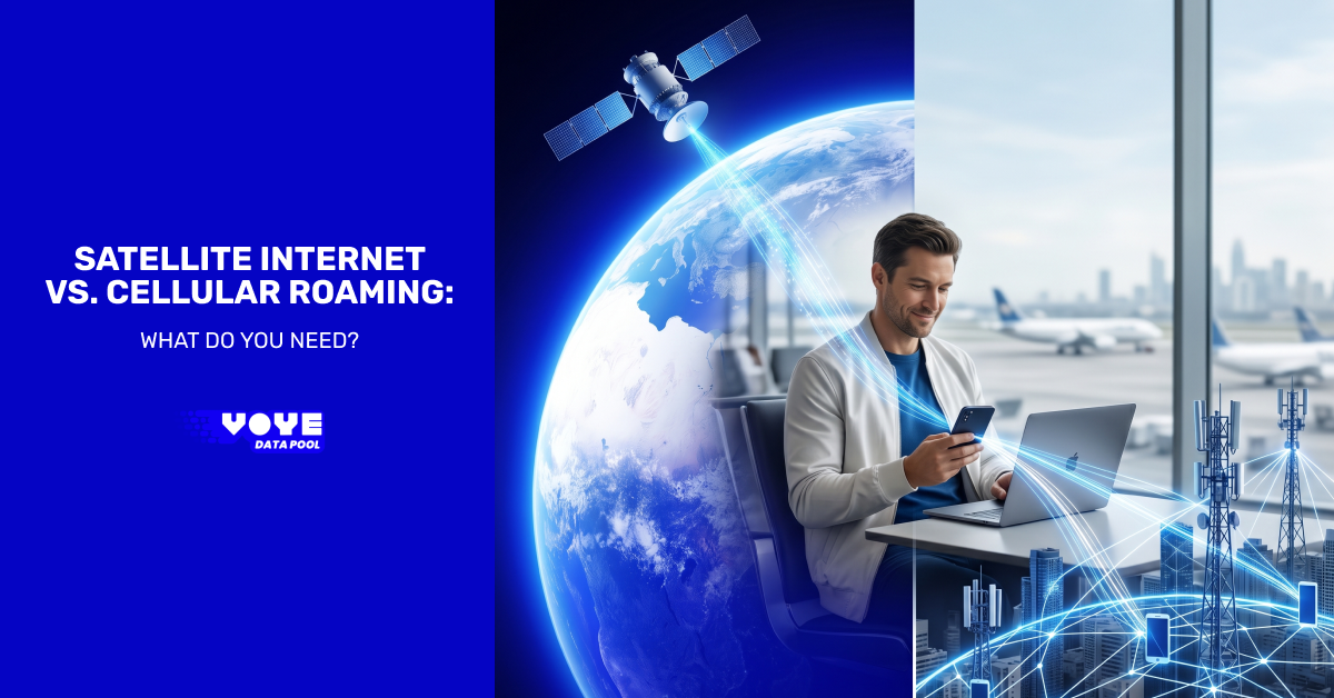 Satellite Internet vs. Cellular Roaming: What Do You Need?